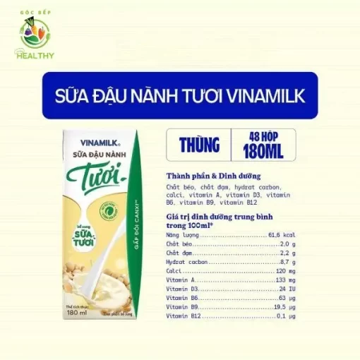 Sữa đậu nành tươi Vinamilk