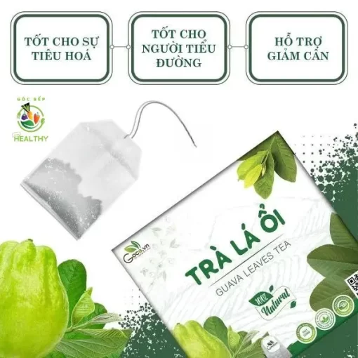 Trà lá ổi túi lọc Goce hộp 20 túi