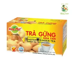 Trà Gừng Hòa Tan Hộp 200g 20 Gói - Instant Ginger Tea